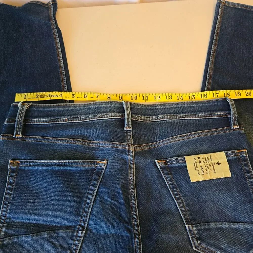 JinJer Jean Co. Madness Special Operations 36 x 27 Corps No. 6 Blue Medium Wash